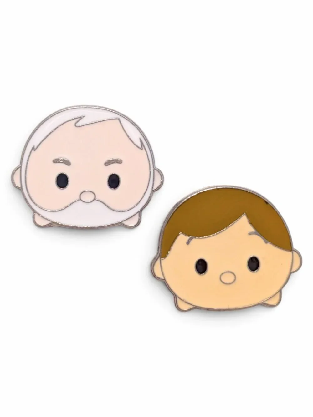 Star Wars Disney Pins: Obi-Wan Kenobi and Luke Skywalker Tsum Tsums